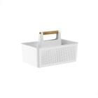 Organizador Multiuso Lavanderia Com Alças 8L Flow Branco