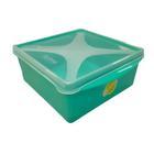 Organizador Multiúso Quadrado 620ml Verde Claro - Top Line