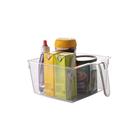 Organizador Multiuso Quadrado Transparente C/Alça 22x17x10cm