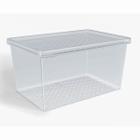 Organizador Multiuso Transparente com Tampa 2,9L - Uz