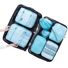 Organizador Necessaire Mala Viagem Kit 8 Peças Coleção