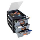 Organizador Pequeno de Ferramentas 3 Gavetas 7080 Arqplast