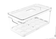 Organizador Porta 40 Ovos Acrílico Geladeira Com Tampa