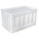 Organizador Prático Design Dobrável Premium Tampa 75L Branco