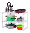 Organizador Rack De Cozinha Multiuso Ajustavel Branco