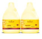 Oriente life kit banana e mel shampoo + condicionador profissional 2l