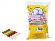 Osso Comestível P/cães Lumen 1 Kg Osso Palito 8/5 Colorido