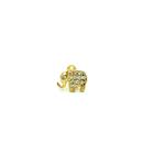 Ouro 18k Piercing Elefante com Pedras Cartilagem Hook Helix Tragus Orelha FELEK060