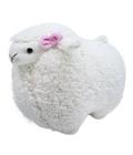 Ovelha Em Pé Com Laço Na Orelha 21cm Pelúcia