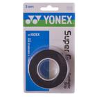 Overgrip Yonex Super Grap Preto (Pack com 3 un.)