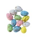 Ovinhos coloridos de Isopor com 12 Unidades Para Decorar