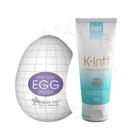 Ovo Masturbador Masculino Easy Beat Egg Magical Kiss + K-INTT Lubrificante Íntimo á Base da Água 50G