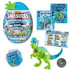 Ovo Surpresa Mini Smashers Dino Era Glacial com Figura de Dinossauro - ZURU