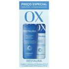 OX Cosmeticos Restaura Kit Shampoo + Condicionador