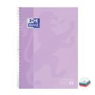 Oxford caderno 5 materias 120fls pastel