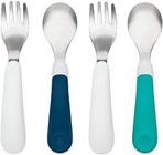 OXO Tot Training Fork and Spoon Set, Teal/Navy (2 Pack) ...