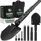 Pá de sobrevivência Rhino USA com Pick Carbon Steel Heavy Duty