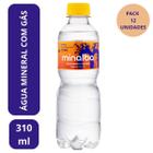 Pack 12 Água Mineral Natural Minalba Com Gás Garrafa 310ml