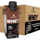 Pack 12 unidades Bebida Láctea Whey 23g de Proteína Piracanjuba Zero Lactose Pronto para Consumo Sabor Cacau - Caixa com