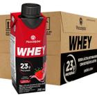 Pack 12 unidades Bebida Láctea Whey 23g de Proteína Piracanjuba Zero Lactose Pronto para Consumo Sabor Frutas Vermelhas