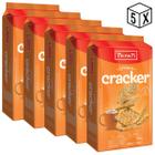 Pack 5 unidades Biscoito Cream Cracker Parati 370g - Kit com 5x370g