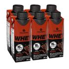 Pack 6 unidades Bebida Láctea Whey 15g de Proteína Piracanjuba Zero Lactose Pronta para Consumo Sabor Chocolate 250ml