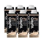 Pack 6 unidades YoPRO Bebida Láctea UHT Coco com Batata-Doce 15g de proteínas 250ml