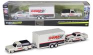 Pack c/ 2 Miniaturas em Metal + Trailer - Team Haulers - 1/64 - Maisto