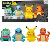 Pack C/ 4 Bonecos De Vinil 10 Cm - Pokémon Select - Jazwares