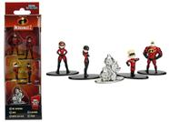 Pack c/ 5 Nano Metalfigs Os Incriveis 2 - Disney Pixar - Jada