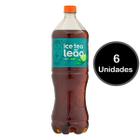 Pack Com 6 Chás Ice Tea Limão Leão Garrafa 1,5l