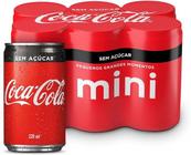 Pack com 6 unidades de Coca-Cola Sem Açúcar 220ml