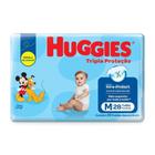 Pack Com 9 Pacotes De Fralda Huggies Tripla Protecao Tam M Jumbo 28 Unidades