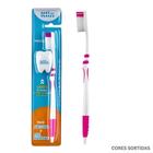 Pack Escova Dental Macia Rosa + Fio Dental 10m Klin