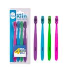 Pack Família 4 Escova de Dentes Cerdas Macias Basic Soft Klin