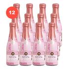 Pack Kit 12 Un Mini Espumante Monte Paschoal Moscatel Rosé 187ml Mini Garrafa