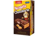 Paçoca com Cobertura de Chocolate Santa Helena - Paçoquita Chocoberta 24 Unidades 18g Cada