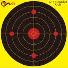Pacote 10 Alvos Target Tiro Parede Papel 12*12 AVB ALVOS-12X12