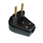 Pacote 10un Benjamin Tomada Pino Plug Macho 90º 2P 10A