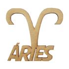 Pacote 15 Aplique Signo Áries 7x6,5 Mdf Madeira