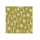 Pacote 20 Guardanapos Xmas Chrystak Wave Gold Paper Design