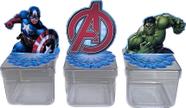 Pacote Apliques Caixinha 5x5 Avengers Vingadores 10 - Milla Personalizados