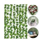 Pacote artificial Plant Creeper Strip de 2,1 m com 12 decorações