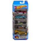 Pacote c/ 5 Carrinhos (Pack) Hot Wheels 1/64 - Mattel