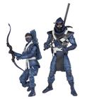 Pacote com 2 bonecos de ação G.I. Joe Classified Series Ninjas