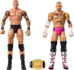 Pacote com 2 bonecos de ação Mattel WWE Main Event Championship