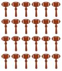 Pacote com 24 Clappers de futebol Party Favors Beistle, 7 cm, marrom/branco