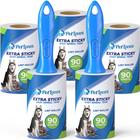 Pacote com 5 Lint Roller PetLovers Extra Sticky com 450 folhas