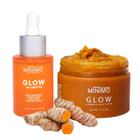 Pacote combinado Minimo Skin Essentials Glow Turmeric, esfoliante facial e sérum