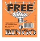 Pacote de 15 Blocos De Bingo com 100 Folhas Cada Cartelas e Numeração de 01 à 75 Free Jornal 11cm X 10cm
